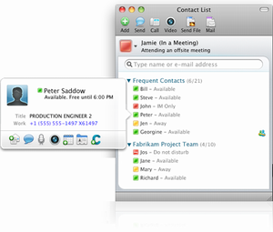 Microsoft Communicator Mac 2011
