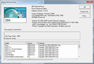 IBM Rational Rose Enterprise