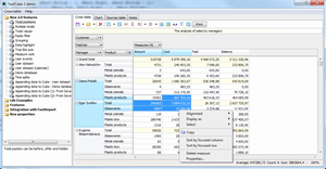 FASTCUBE VCL 2 - инструмент оперативного анализа данных